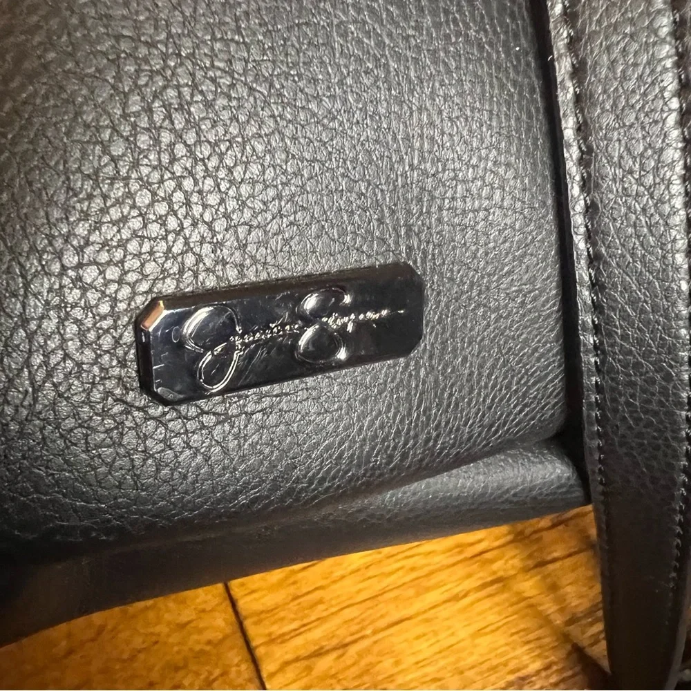 Jessica Simpson faux fur backpack